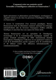 4ème de couverture de "Comment créer un contexte social favorable à l'intelligence collective et l'innovation ?"