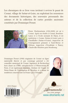 4me de couverture de "Vingt siècles à Cronat"