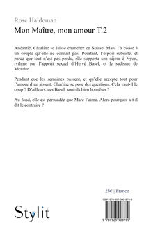 4me de couverture de "Mon Maître, mon amour, Tome 2"