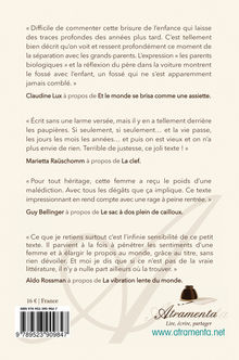 4me de couverture de "Les roches dures de la mémoire"