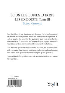 4me de couverture de "Sous les lunes d’Ikris"