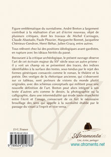 4�me de couverture de "Andr&eacute; Breton, &eacute;criture, rh&eacute;torique et arch&eacute;ologie du style"