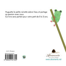 4me de couverture de "Huguette la petite rainette et l'eau"