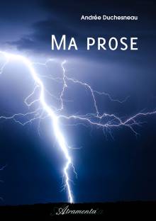 Couverture "Ma prose"